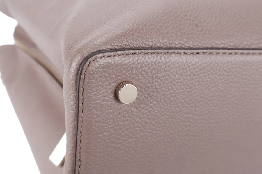 KATE SPADE JORDYN CHAIN SHOULDER BAG LIGHT PURPLE LARGE LEATHER SILVER HARDWARE NO DUST COVER