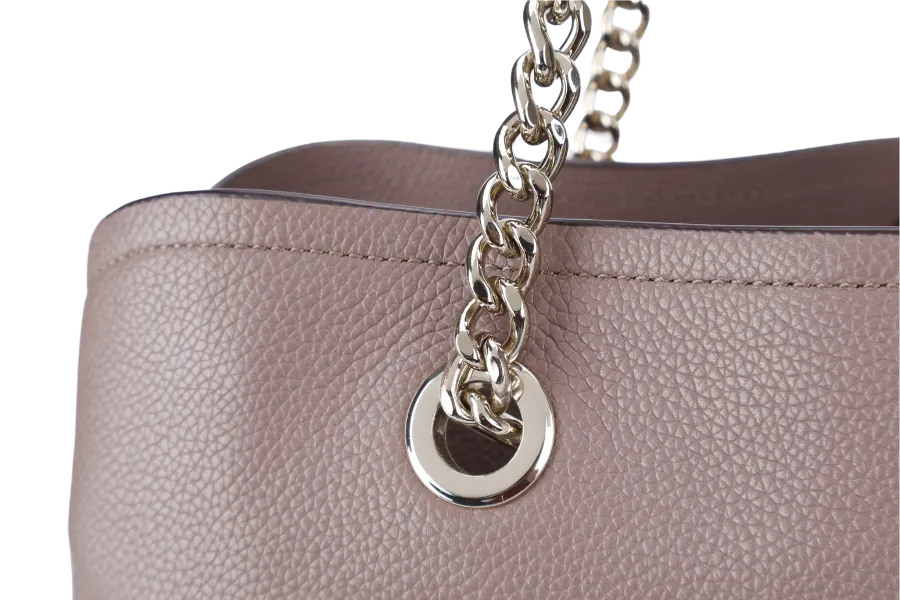 KATE SPADE JORDYN CHAIN SHOULDER BAG LIGHT PURPLE LARGE LEATHER SILVER HARDWARE NO DUST COVER