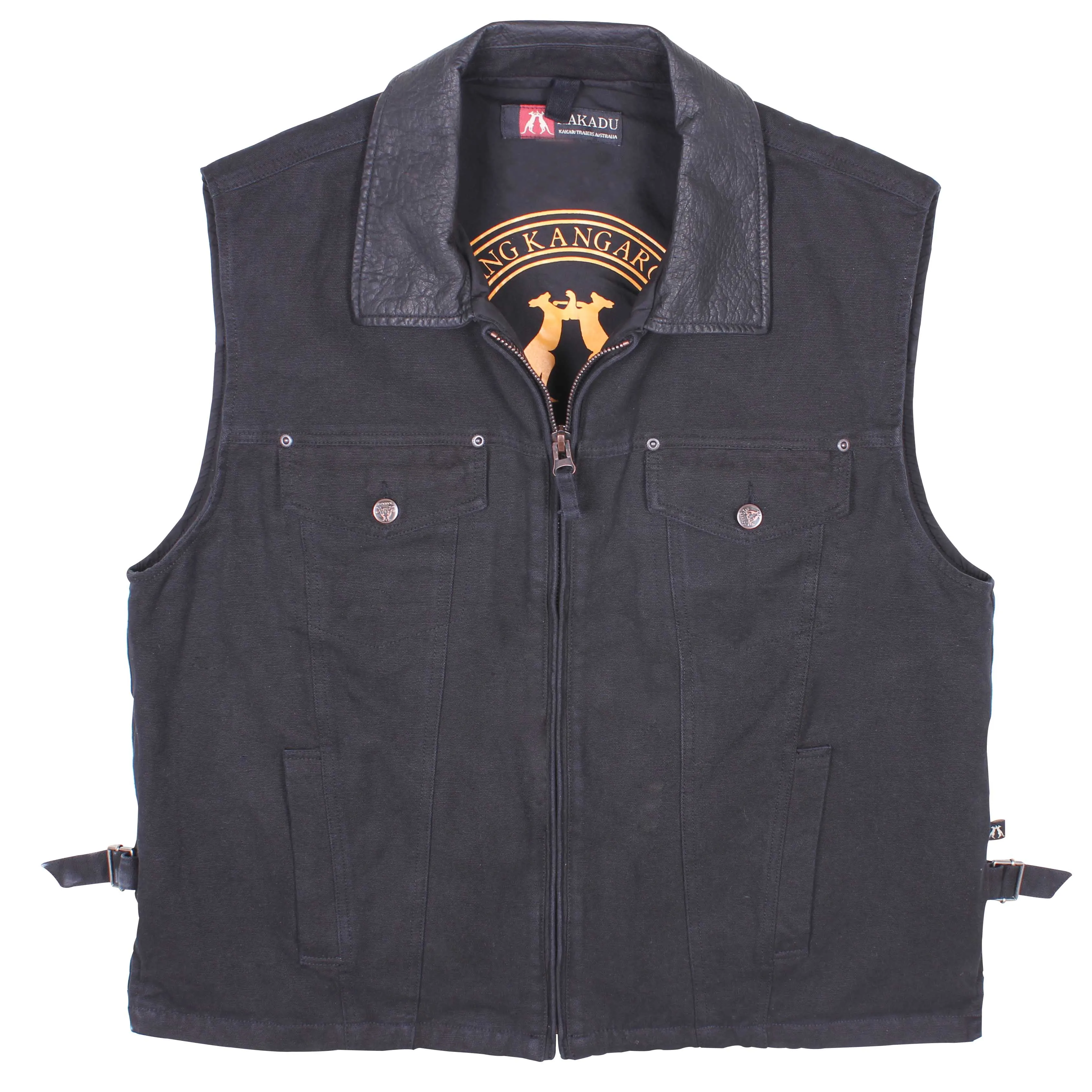 Kelly '12' Vest in Oilcloth