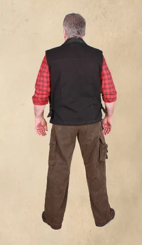 Kelly "12" Vest in Canvas