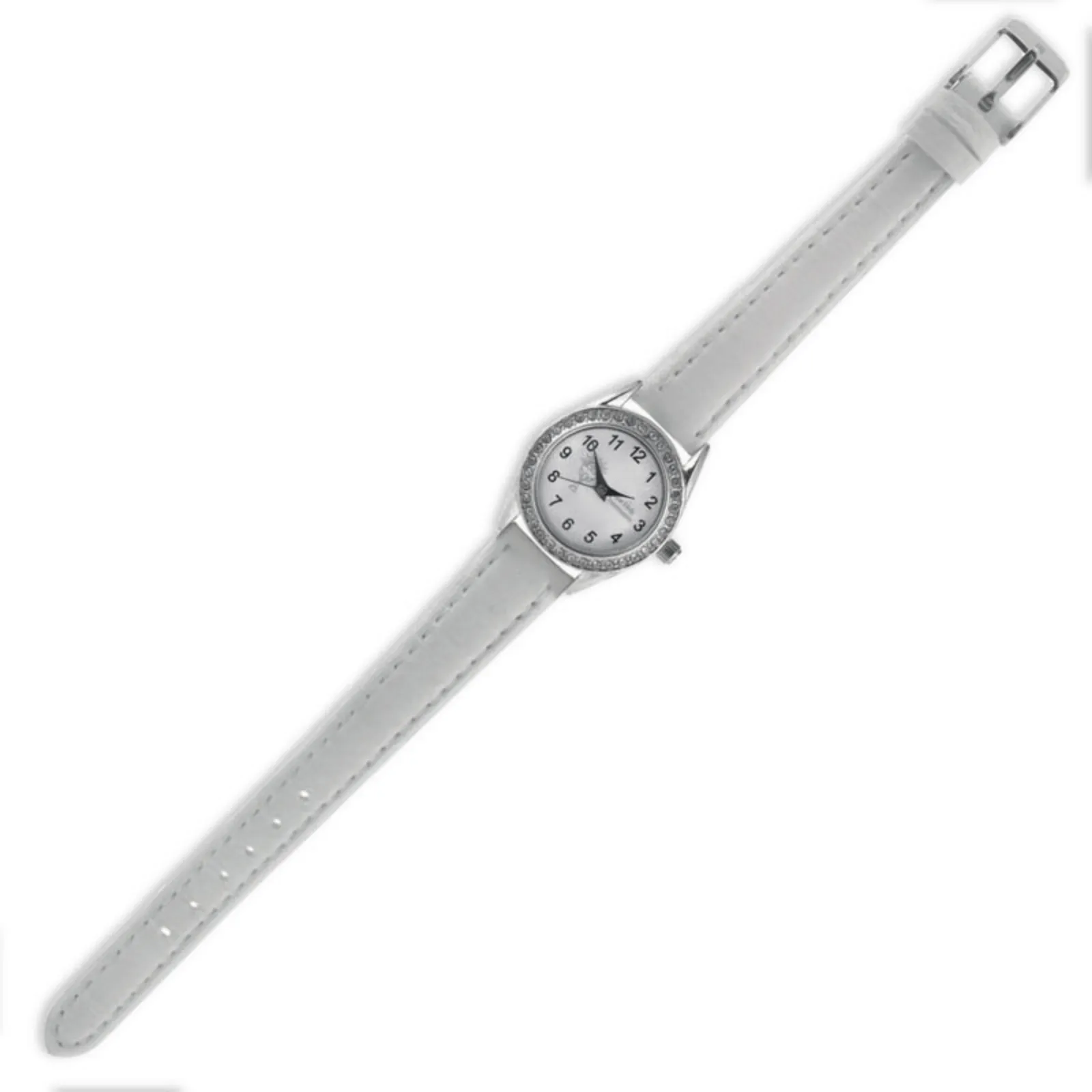 Kids First Holy Communion White CZ Watch