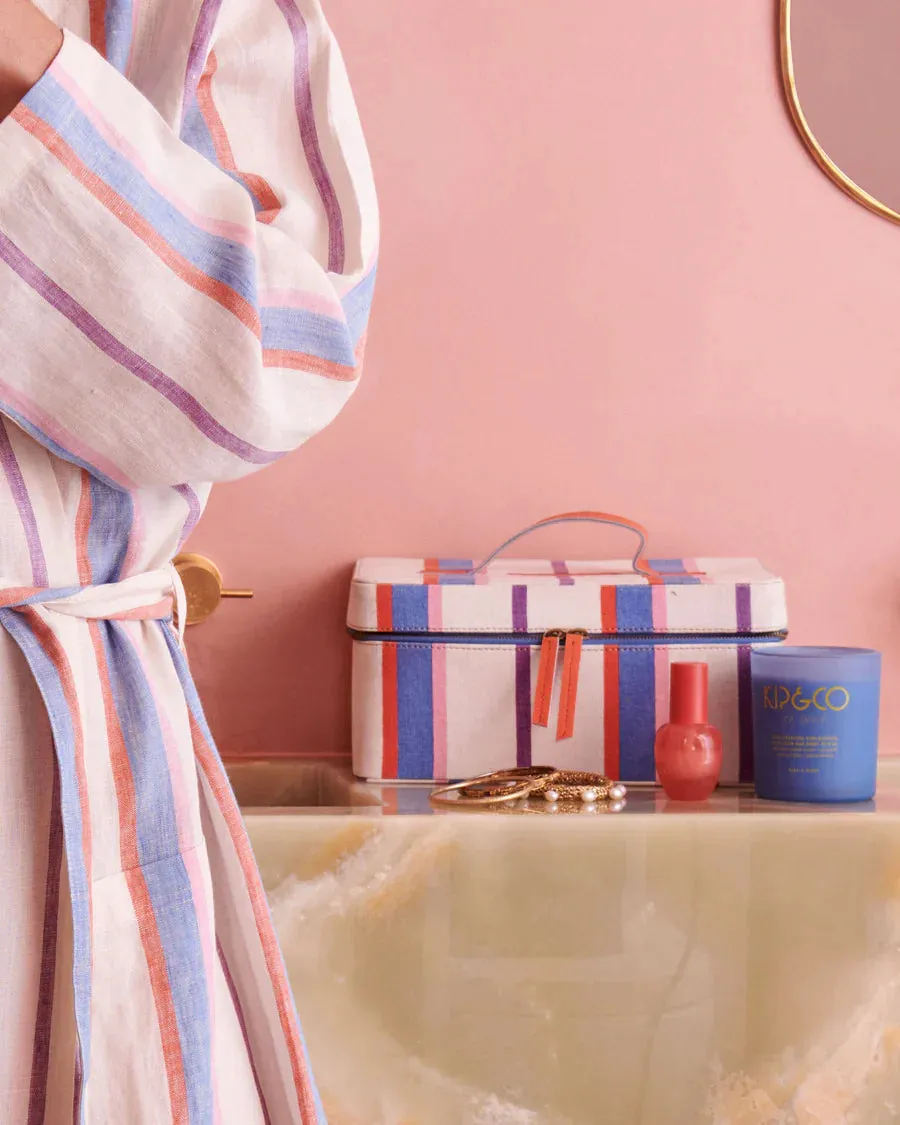 Kip & Co - Toiletry Case (Maldives Stripe)