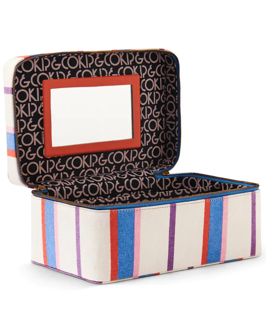 Kip & Co - Toiletry Case (Maldives Stripe)