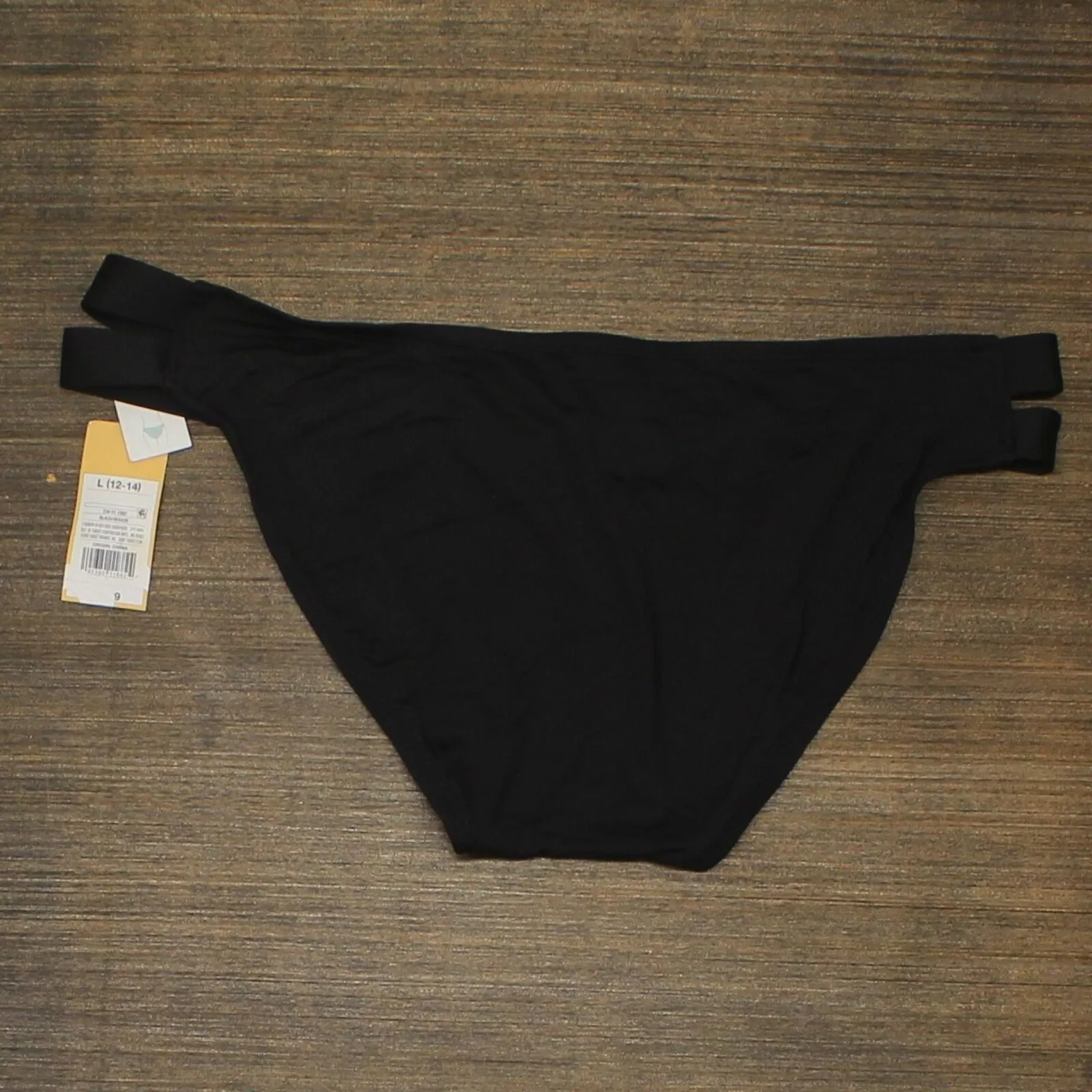 Kona Sol Women's Medium Coverage Double Tab Hipster Bikini Bottom