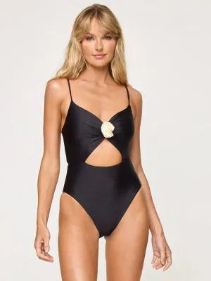 Kyslee One Piece in Black/Cream