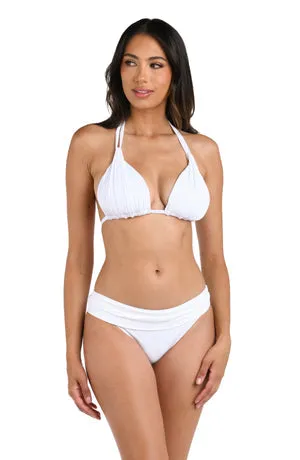 La Blanca Island Goddess Halter Triangle Top