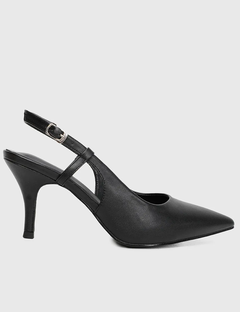 Lally Pointed Toe Heels (Black)