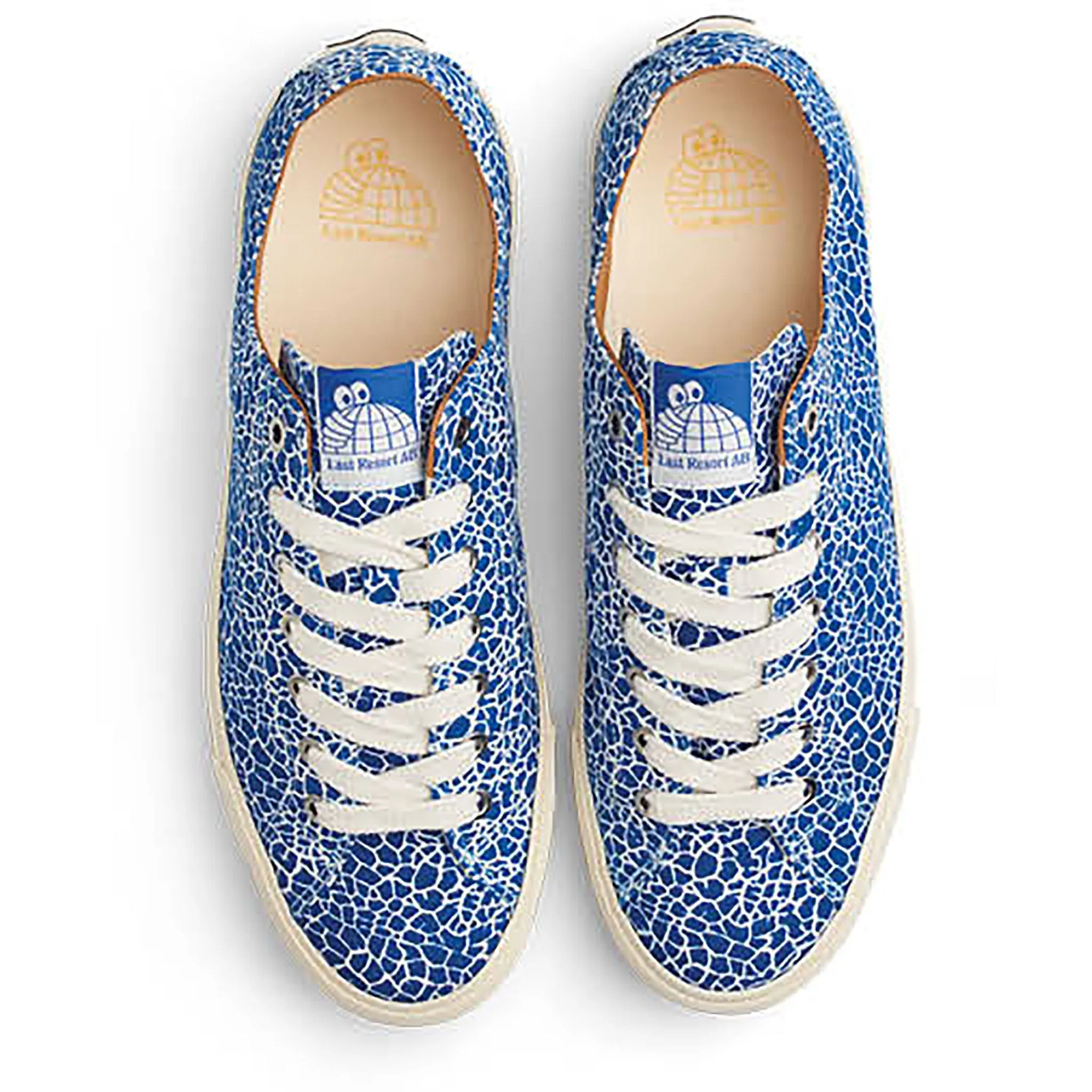 Last Resort AB VM003 Canvas Cracked Blue White
