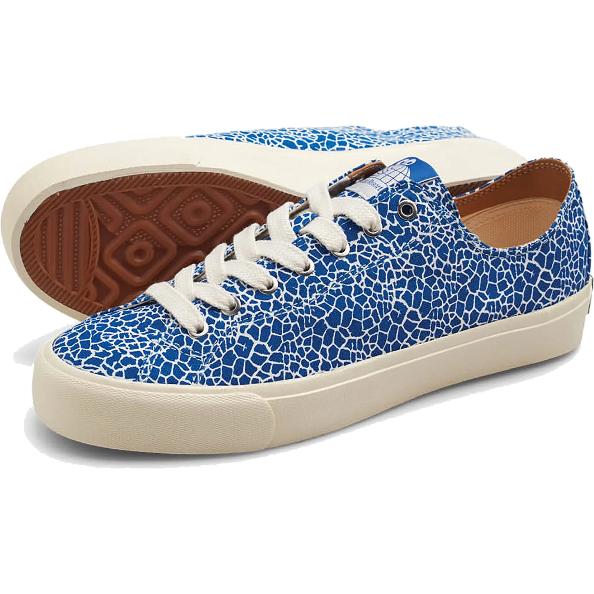 Last Resort AB VM003 Canvas Cracked Blue White