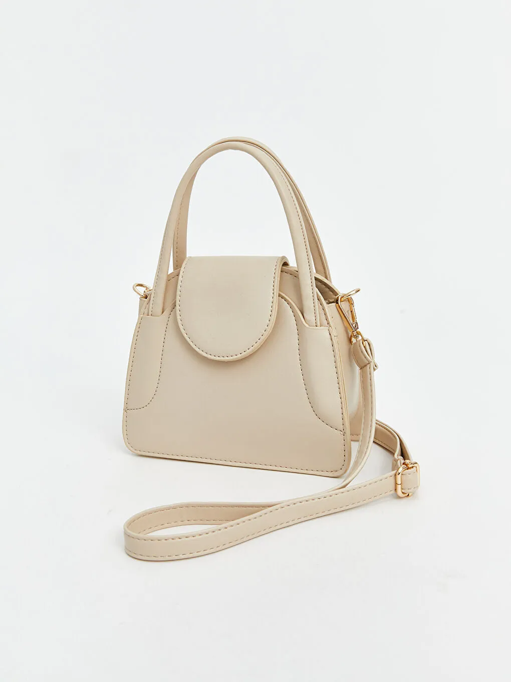 LCW ACCESSORIES Beige Detachable Shoulder Bag for Women