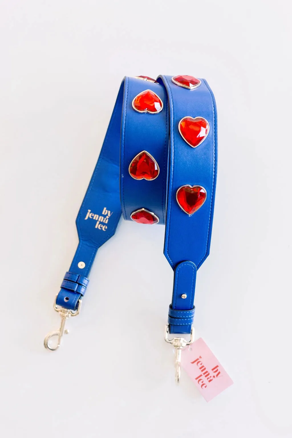 Leather Embellished Crossbody Straps