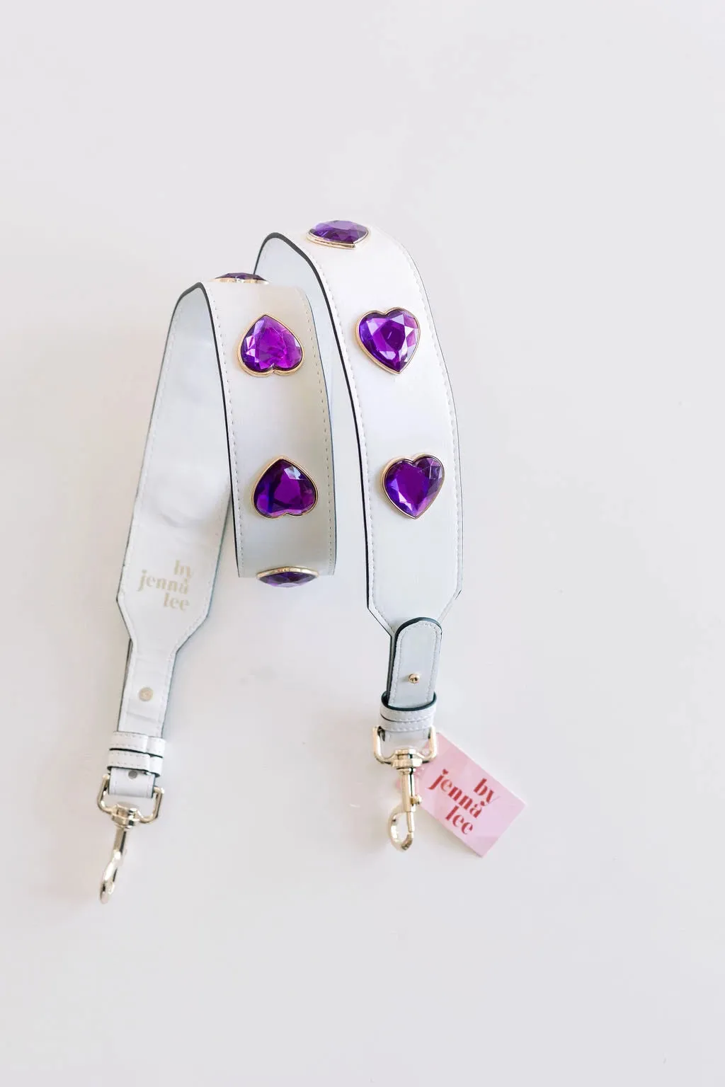 Leather Embellished Crossbody Straps
