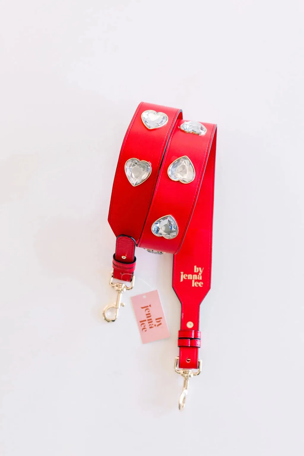 Leather Embellished Crossbody Straps