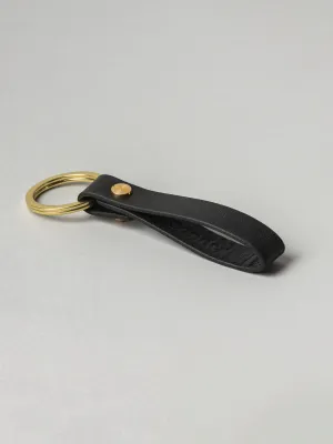 Leather Key Fob Black