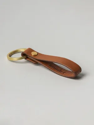Leather Key Fob Tan