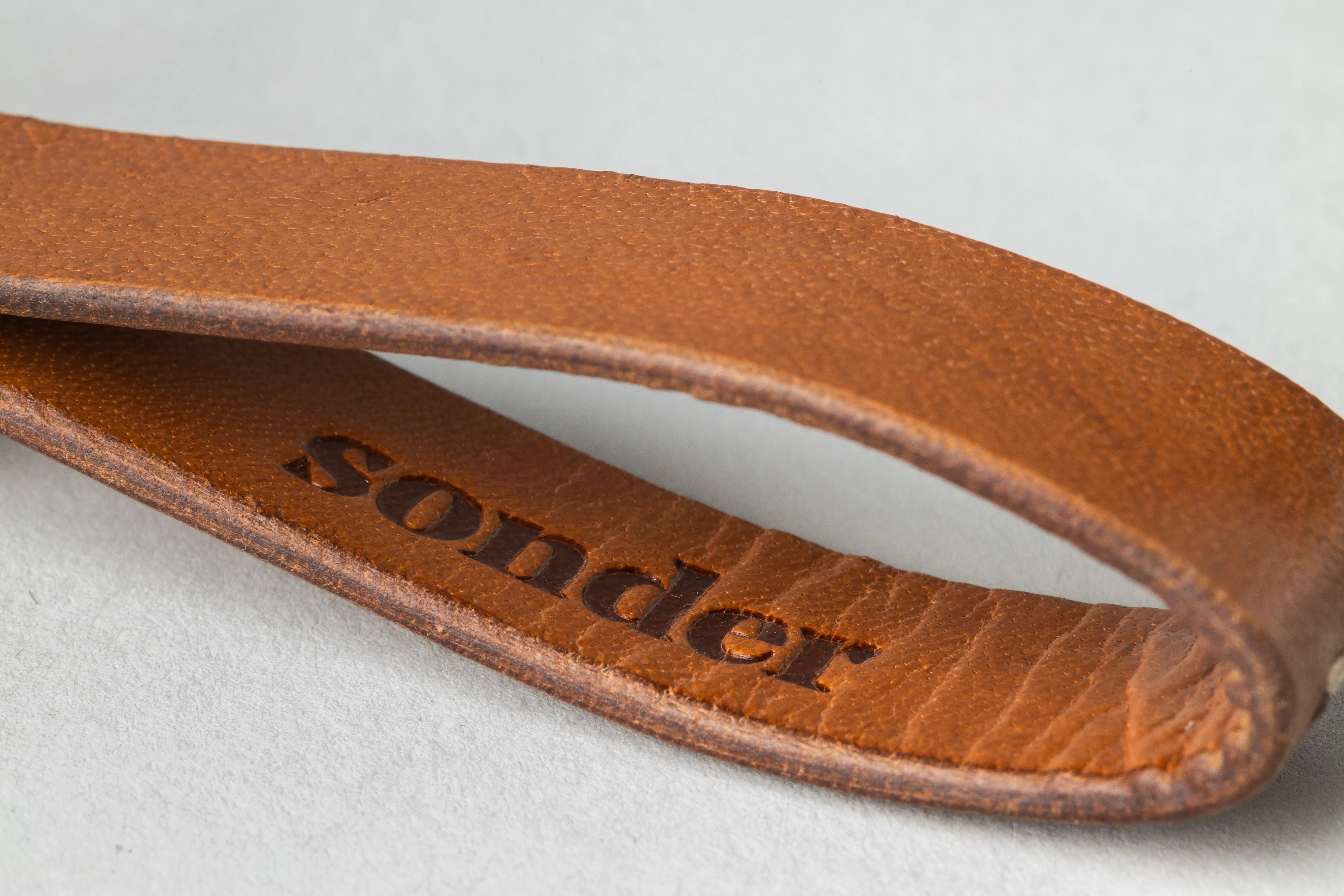 Leather Key Fob Tan