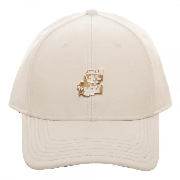 Leather Mario Metal Dad Hat