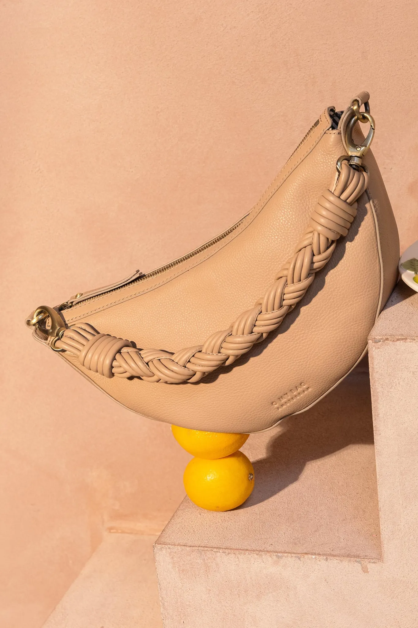 LEO BAG - SAND SOFT GRAIN LEATHER