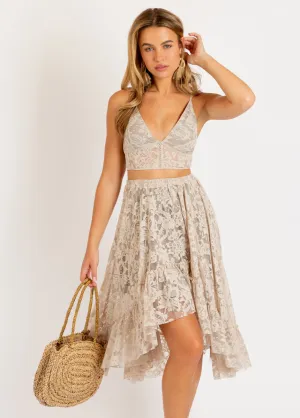 Leo Set in Light Taupe