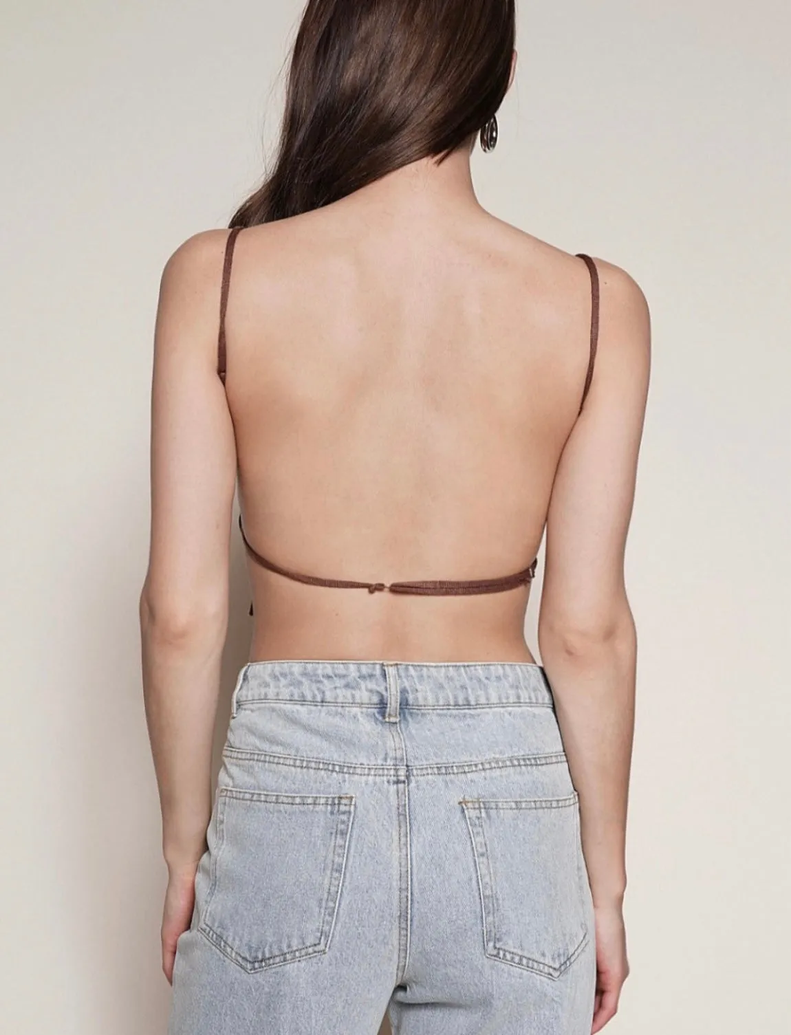Let's Be Friends Backless Top
