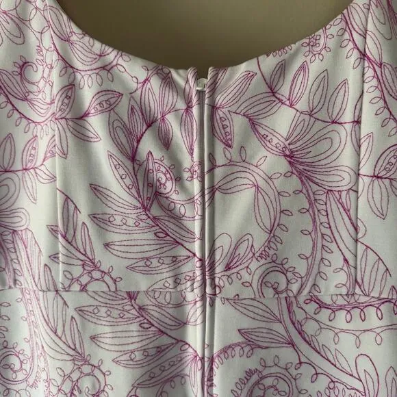Lilly Pulitzer Embroidered Laurent Dress Purple Quartz Swirl Size 10 New $178