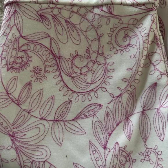 Lilly Pulitzer Embroidered Laurent Dress Purple Quartz Swirl Size 10 New $178