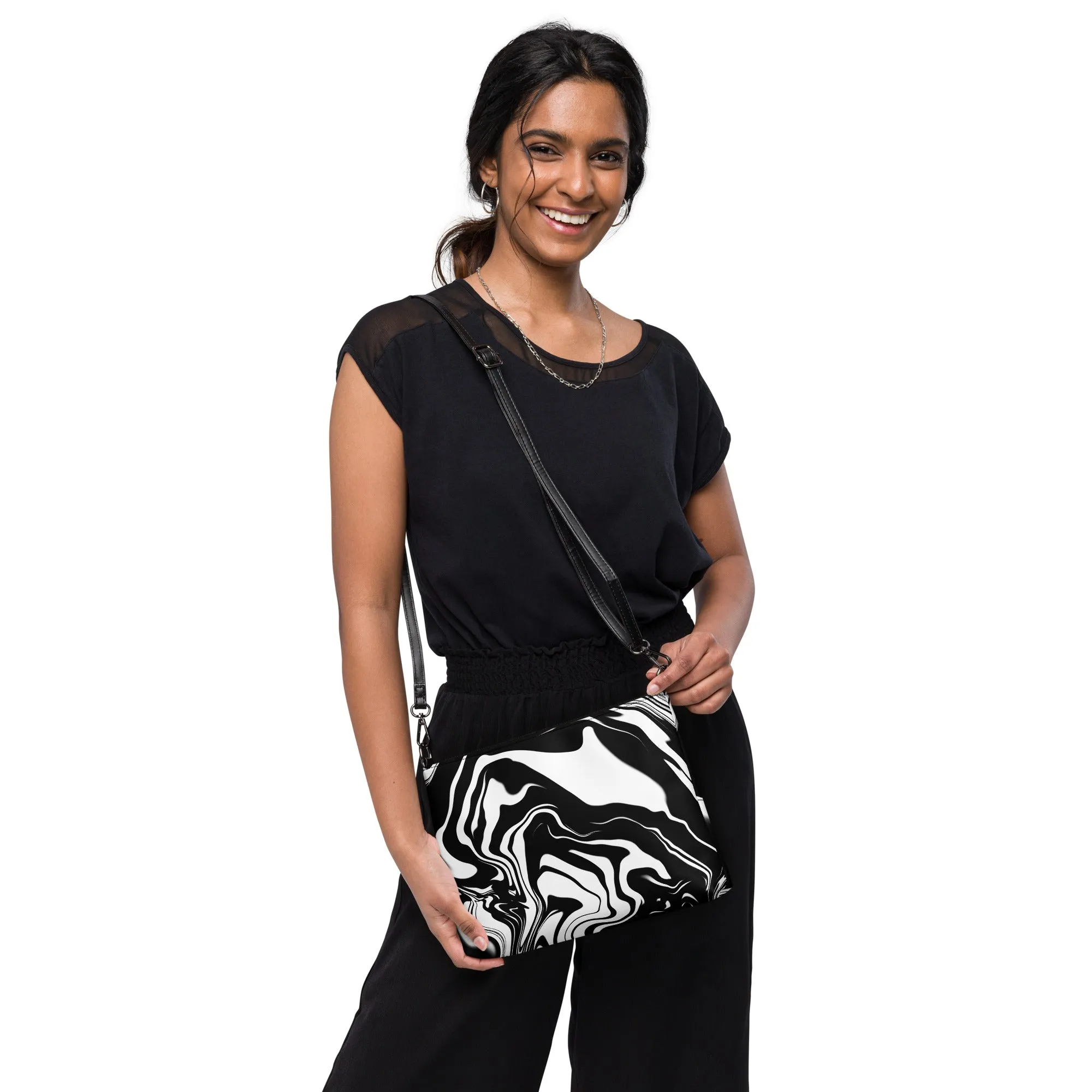 Liquid Illusions Psychedelic Crossbody Bag