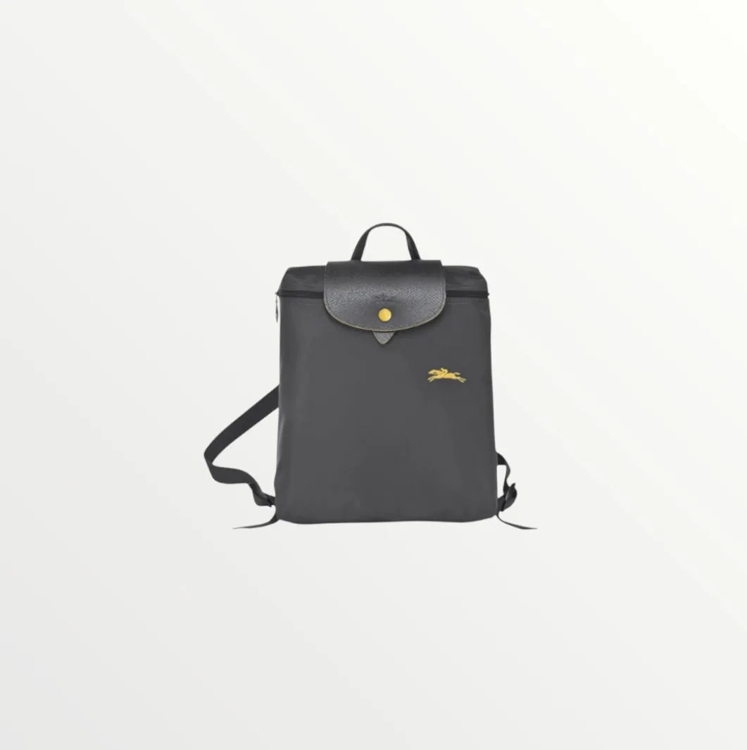 long champ le pliage backpack - black