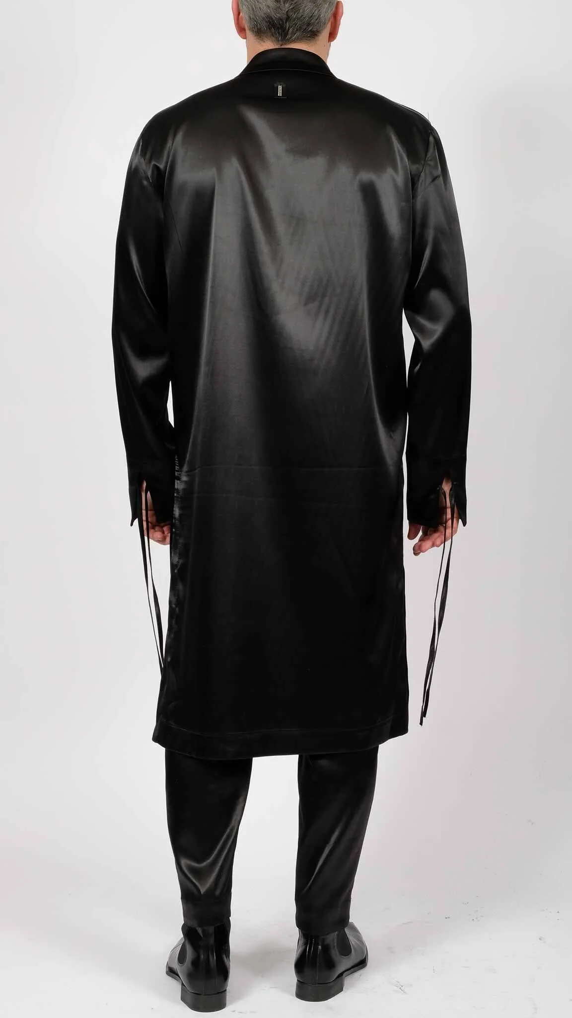 Long Satin Shirt