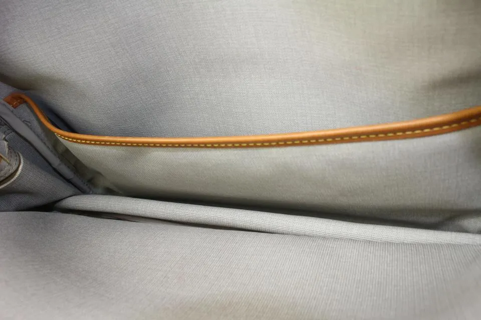 Louis Vuitton 1991 LV Cup Blue Monogram Sail Sac Cowes Messenger Bag 826lv89