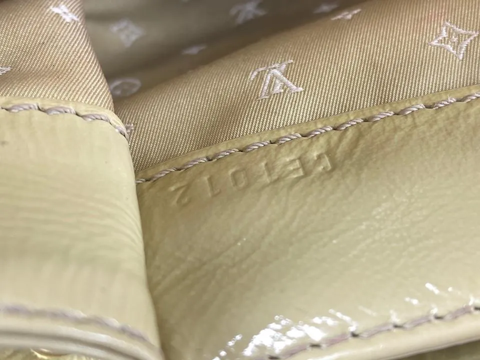 Louis Vuitton Beige Vernis Sac-Bicolore PM Bag 861925
