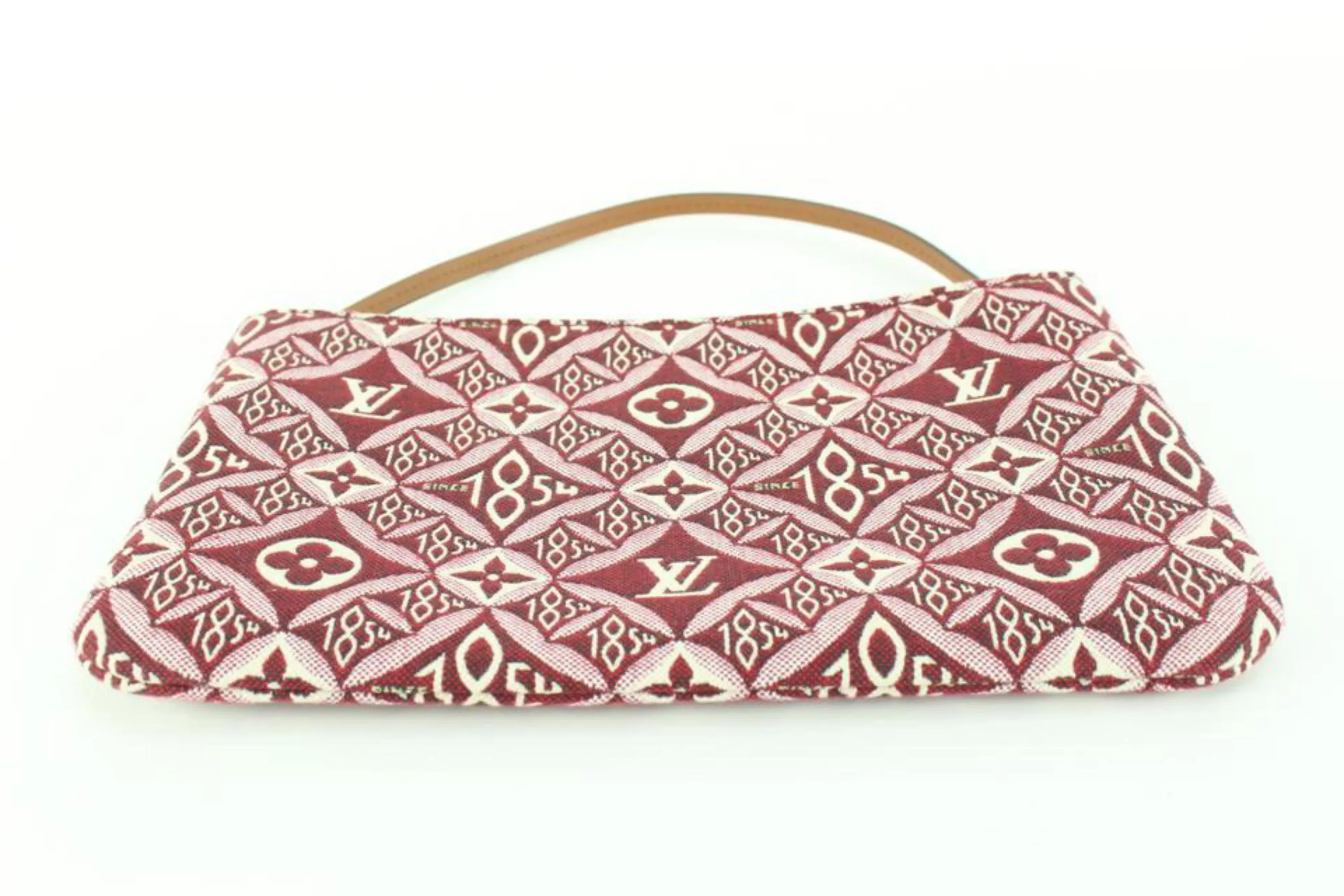 Louis Vuitton Bordeaux Monogram Since 1854 Neverfull Pochette MM or GM 22lz53s