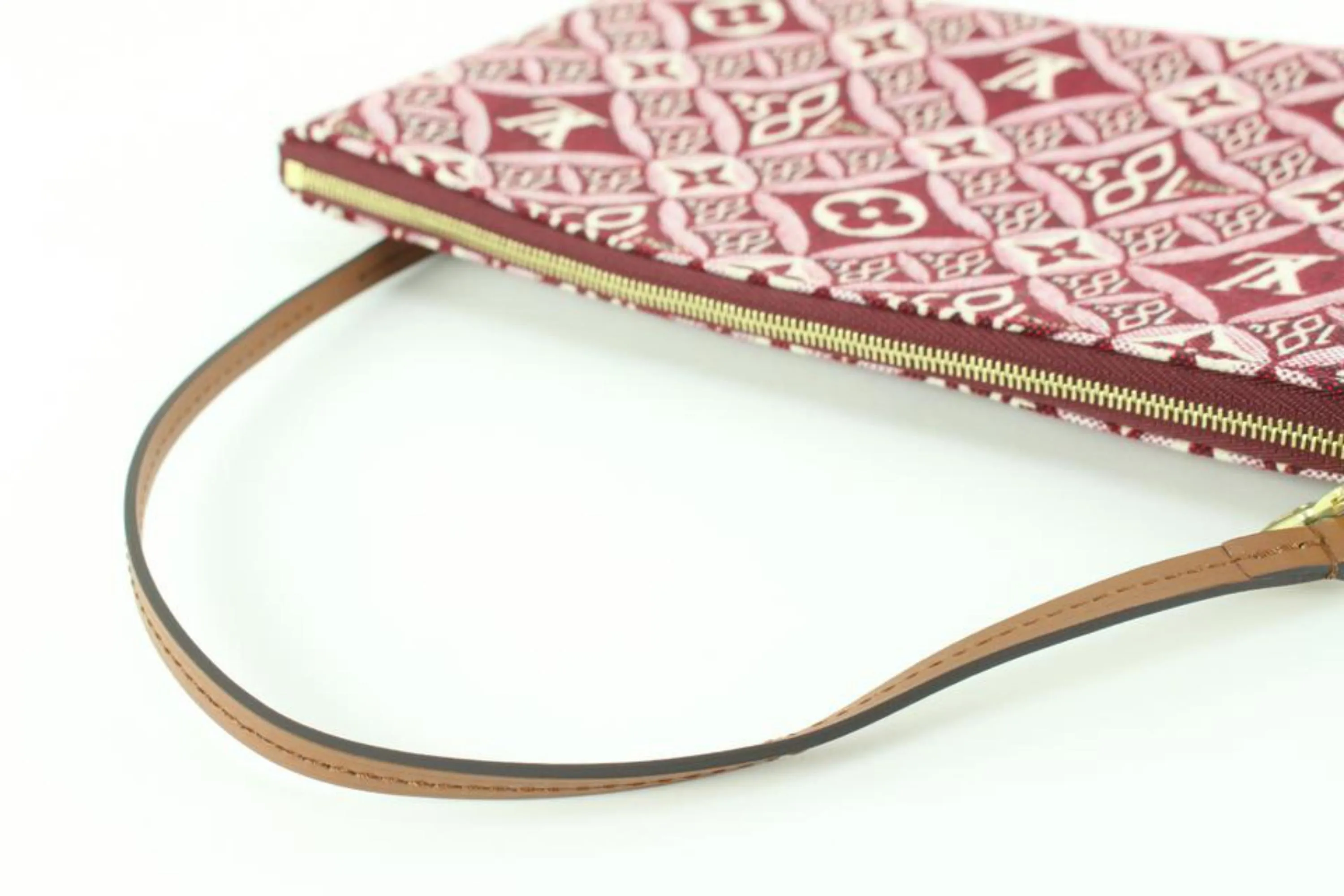 Louis Vuitton Bordeaux Monogram Since 1854 Neverfull Pochette MM or GM 22lz53s