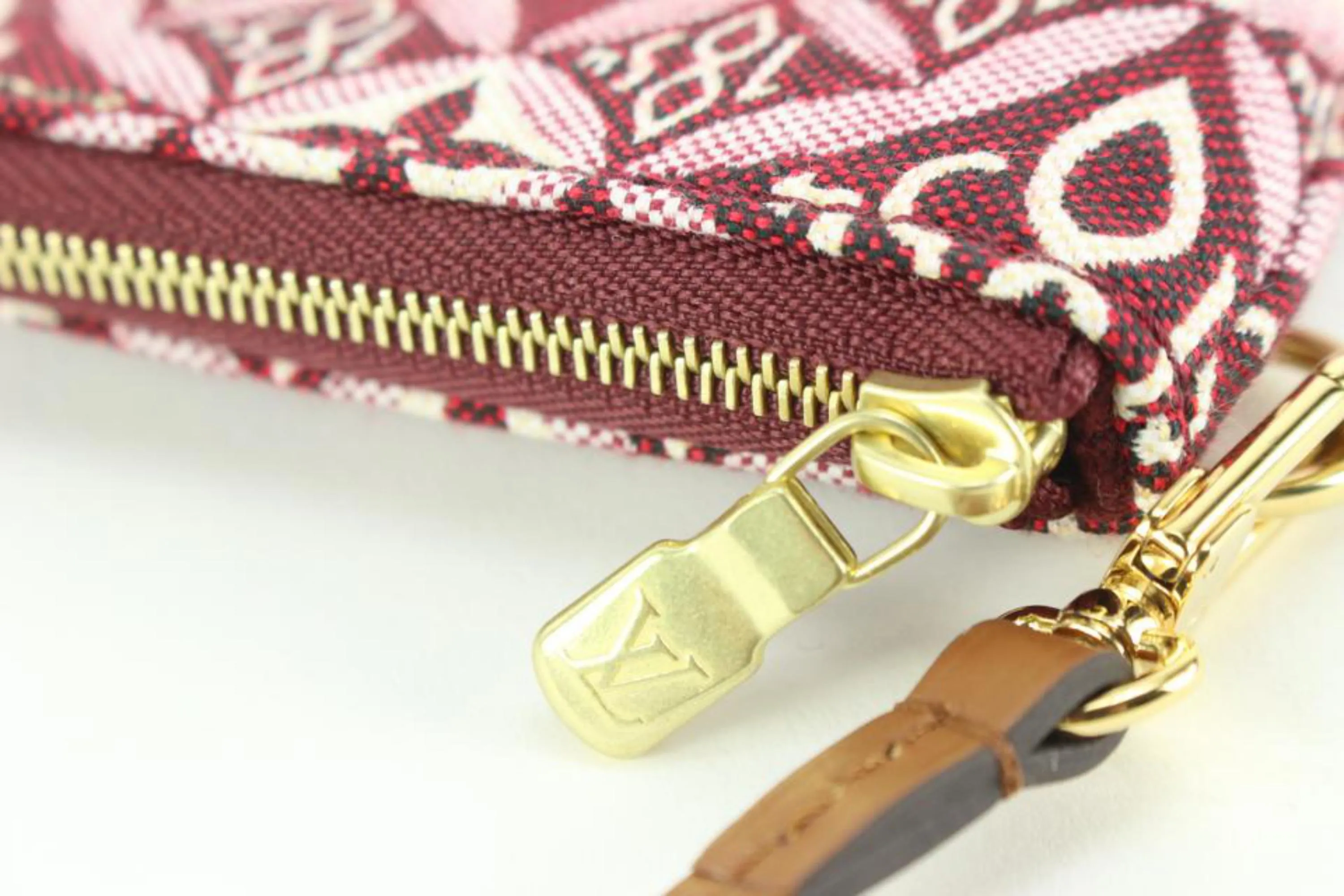 Louis Vuitton Bordeaux Monogram Since 1854 Neverfull Pochette MM or GM 22lz53s