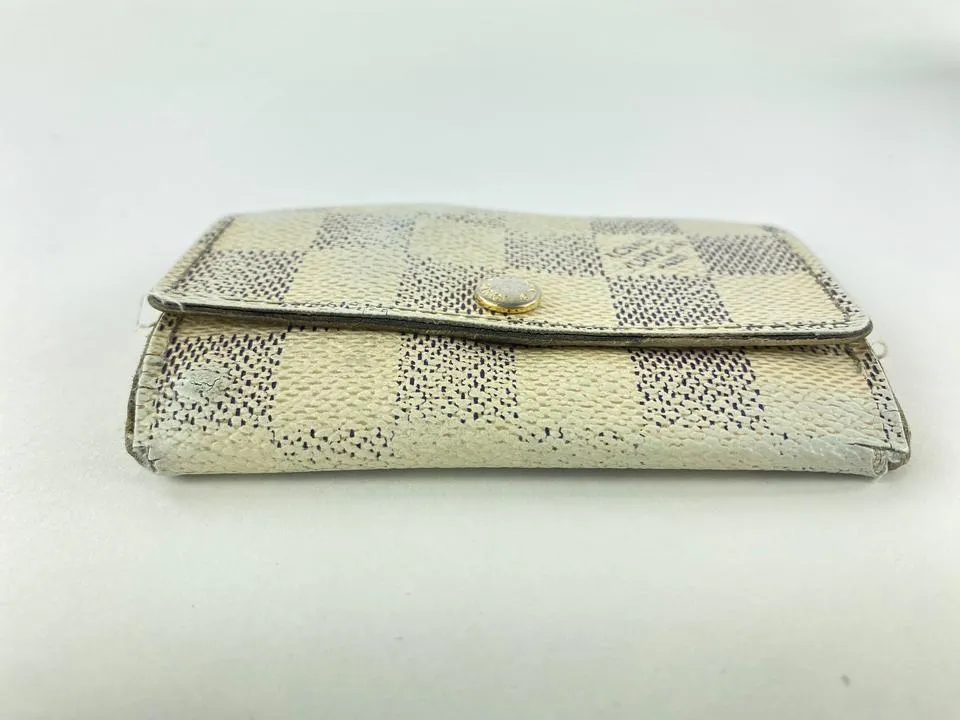 Louis Vuitton Damier Azur 6 Key Multicles Holder case 7l520