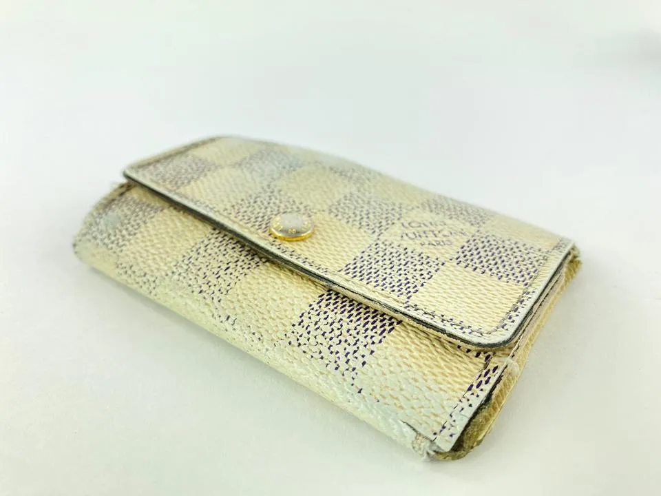 Louis Vuitton Damier Azur 6 Key Multicles Holder case 7l520