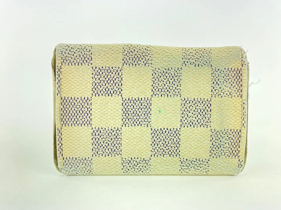 Louis Vuitton Damier Azur 6 Key Multicles Holder case 7l520