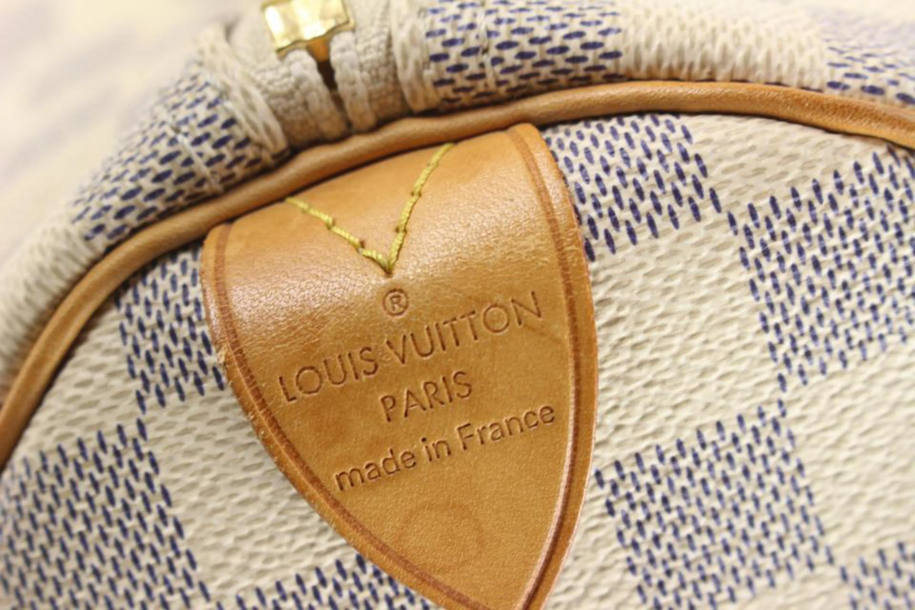 Louis Vuitton Damier Azur Keepall 50 Duffle Bag 38lk824s