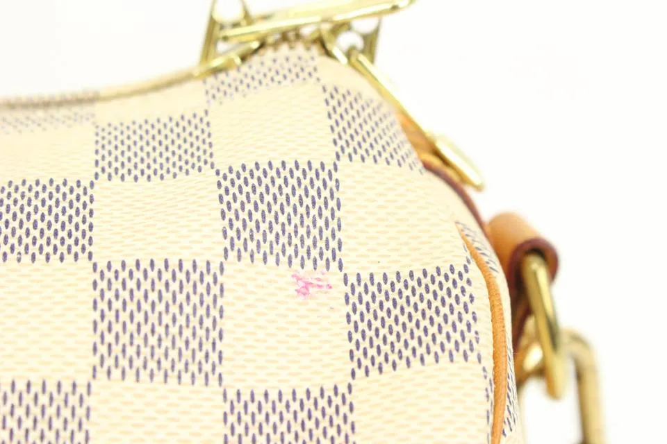 Louis Vuitton Damier Azur Speedy Bandouliere 35 Boston with Strap 10lk323s