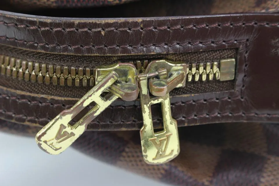 Louis Vuitton Damier Ebene Chelsea Zip Tote Shoulder bag 87lk328s