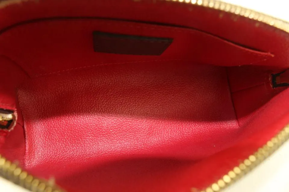 Louis Vuitton Damier Ebene Cosmetic Pouch Demi Ronde 12L415V