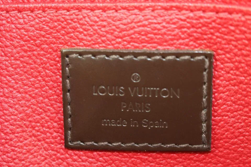 Louis Vuitton Damier Ebene Cosmetic Pouch Demi Ronde 12L415V