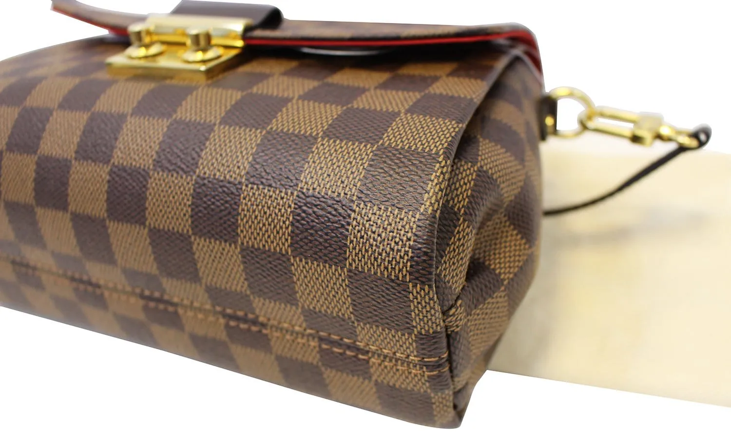 LOUIS VUITTON Damier Ebene Croisette Bag