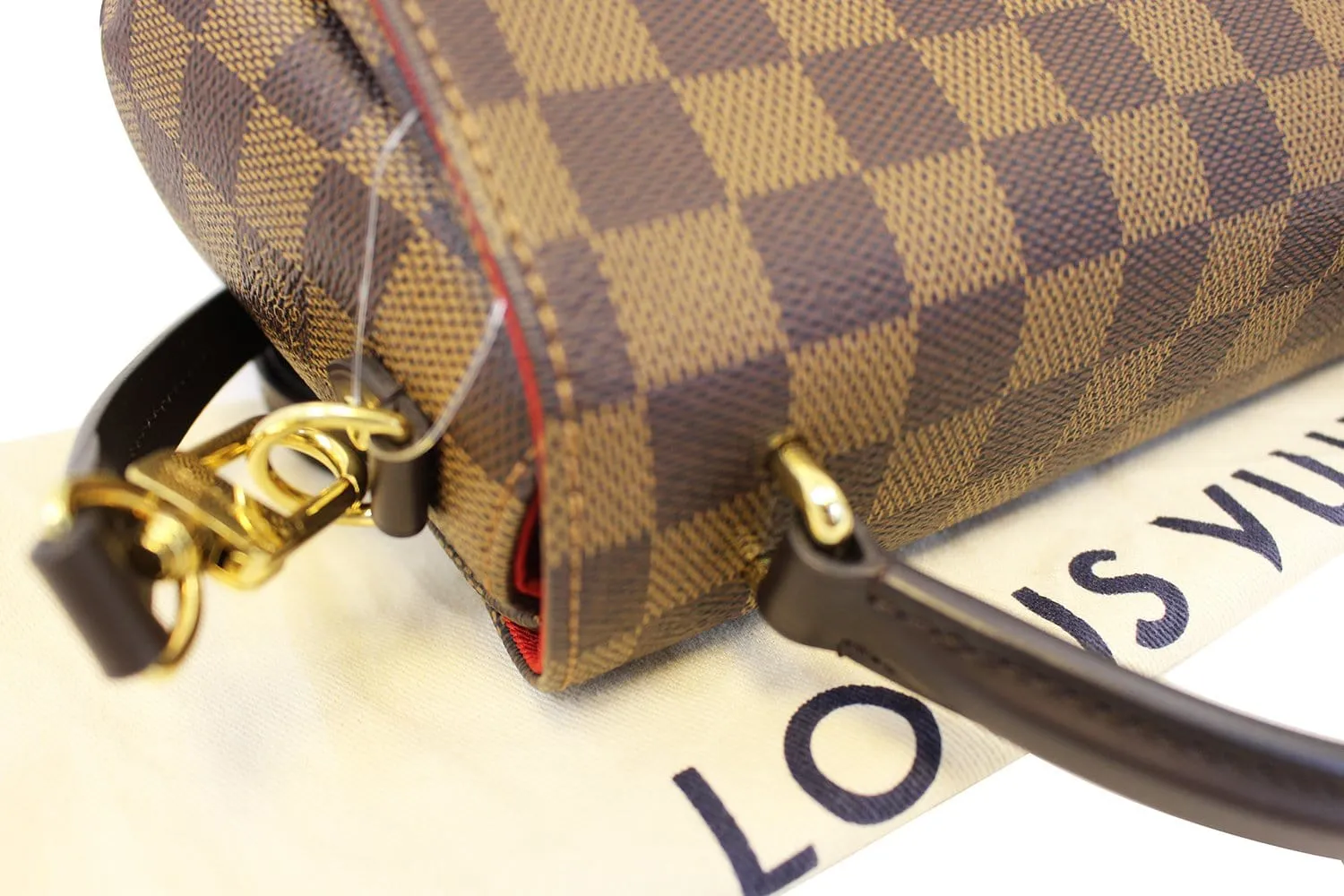 LOUIS VUITTON Damier Ebene Croisette Bag