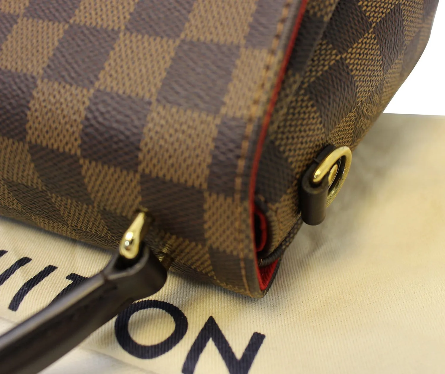 LOUIS VUITTON Damier Ebene Croisette Bag