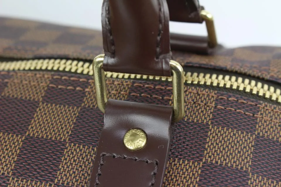 Louis Vuitton Damier Ebene Keepall 50 Duffle bag 82lv39s