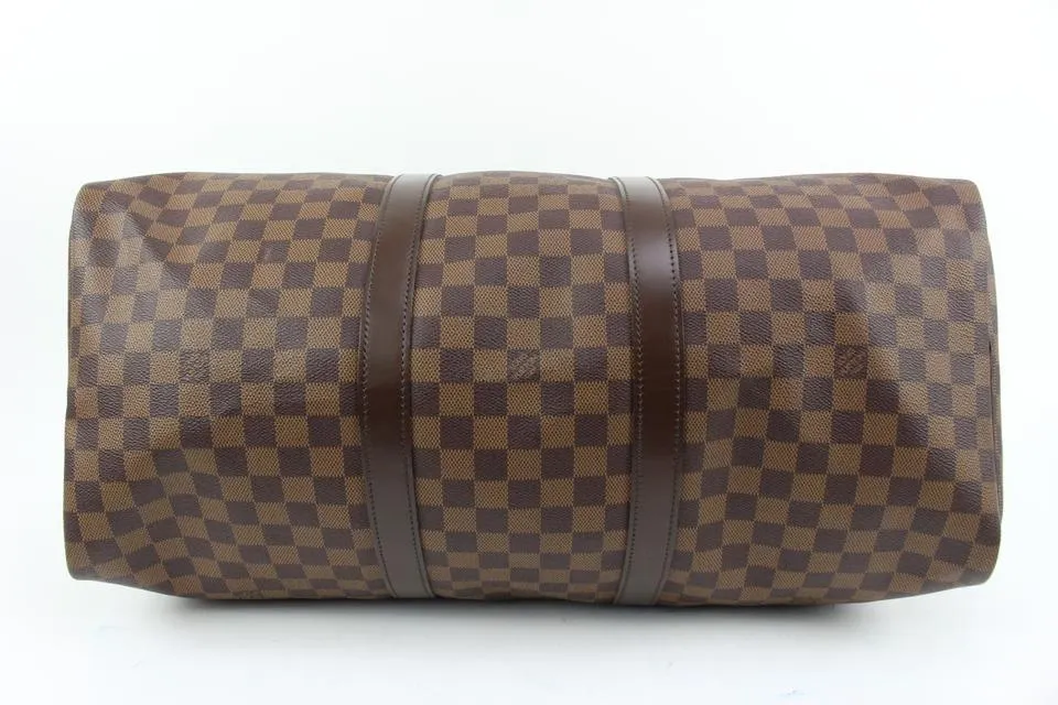 Louis Vuitton Damier Ebene Keepall 50 Duffle bag 82lv39s
