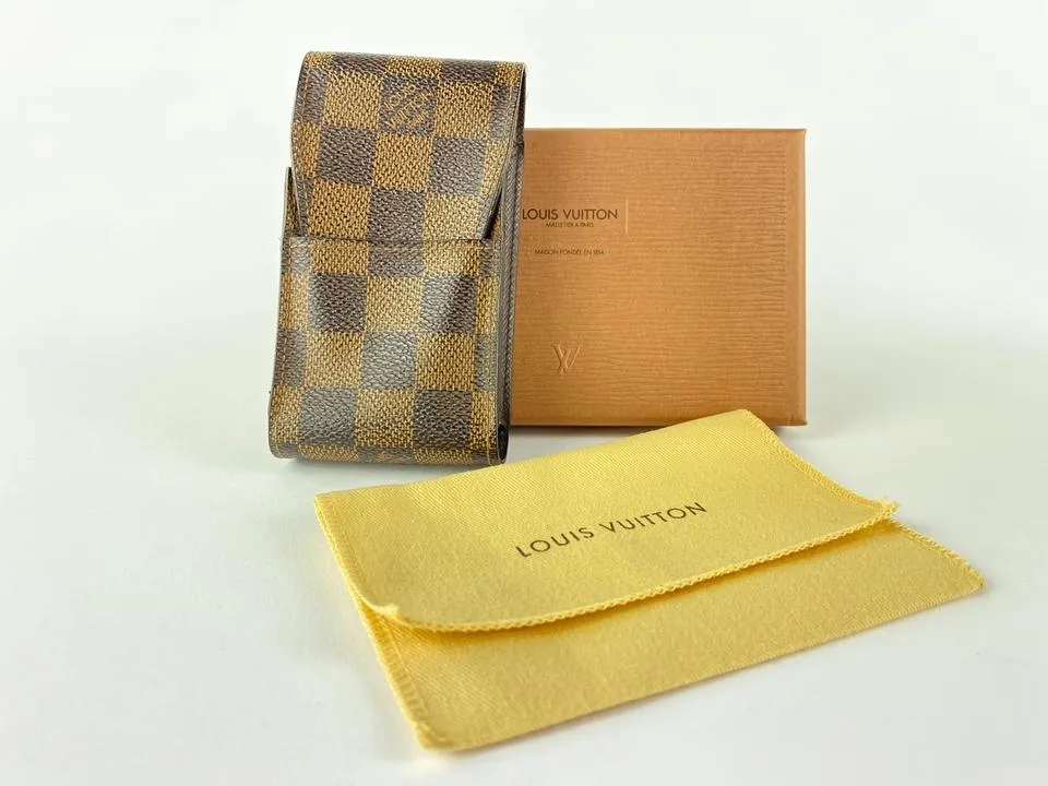 Louis Vuitton Damier Ebene Mobile Case Cigarette Etui Phone Case 9lv519