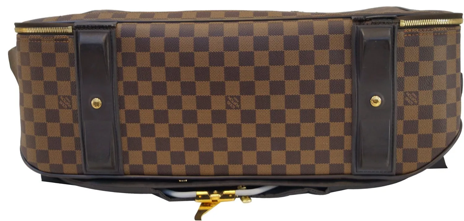 LOUIS VUITTON Damier Ebene Pegase 55 Business Suitcase Travel Bag