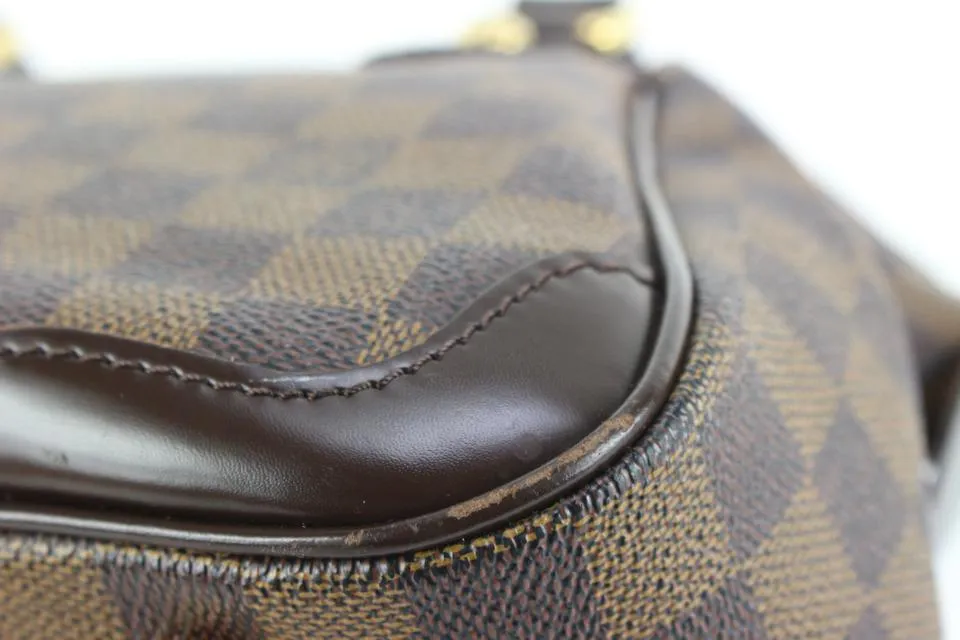 Louis Vuitton Discontinued Damier Ebene Verona PM Bowler Shoulder Bag 20lk53s